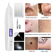 Лазерный родимое пятно татуировки карандаш для удаления веснушек 6 уровней ЖК-развертки пятна моль удалить для лица бородавок темное пятно удаление татуировки лазерная ручка