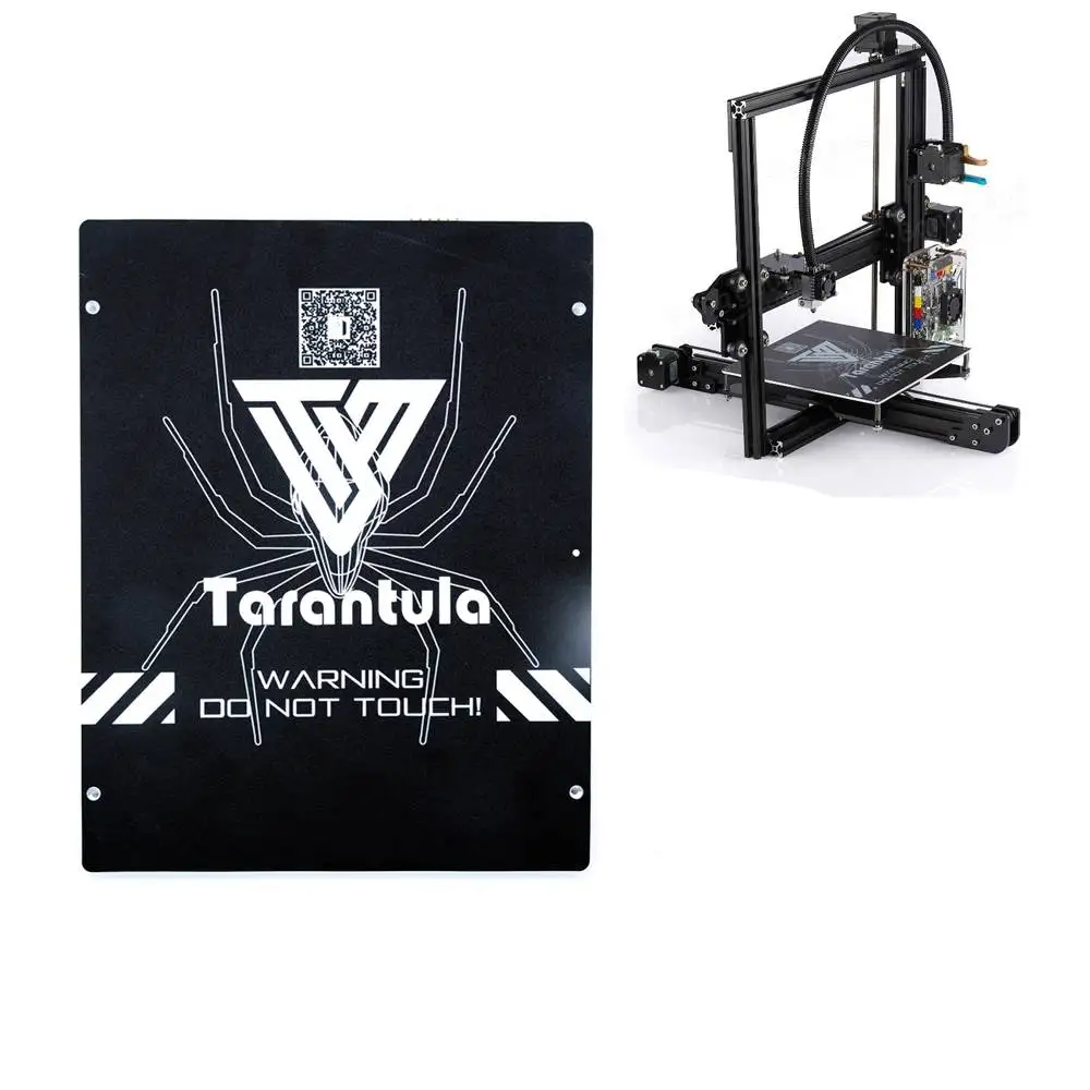

TEVO 200X280X3.5mm Large Size Aluminium Black Mamba Heated Bed for Tarantula 3D Printer