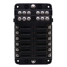 ^#Cheap Universal 12-Way Blade Fuse Box Block Holder LED Indicator 12V 32V Auto Marine Waterproof ^#Cheap Universal 12-Way Blade Fuse Box Block Holder LED Indicator 12V 32V Auto Marine Waterproof