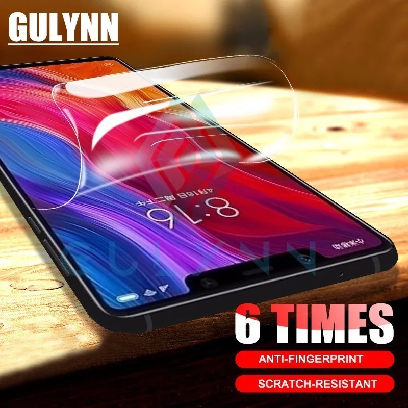 Изогнутая мягкая Гидрогелевая пленка 9D с полным покрытием для Xiaomi Redmi 7 5 6A 6 Note Pro