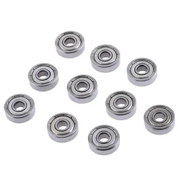 

ALLOYS10Pcs Mini Metal Flange Ball Bearing 625ZZ 3D Printers Chrome Steel Deep Groove Flanged Wheel 3D Printer Parts Accessories