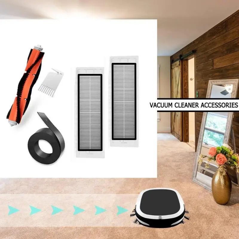 

1 Set HEPA Filters+Brushes+Mop Cloth Suitable for Xiaomi/Roborock Vacuum Cleaner Accessories