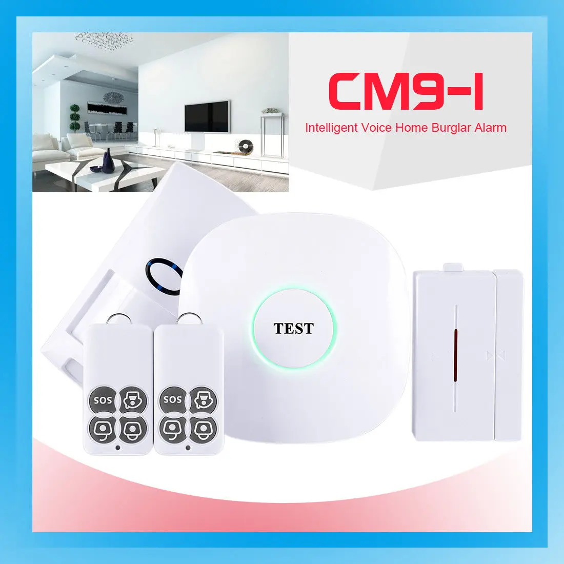 

Smart Home Gsm Security Protector Alarm System Wifi Wireless App Remote Control Security Safety Alarm System Indoor High Quality