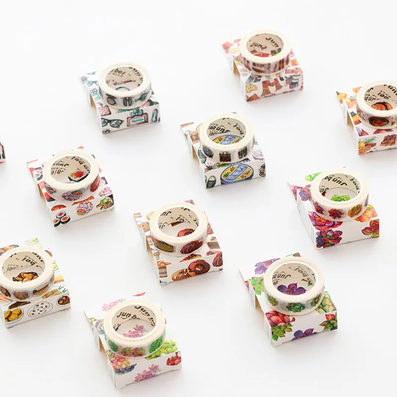 

1Pcs Bread Succulent Stationery Stickers Decoration Diy Decorative Sticky Paper Masking Tape Self Adhesive Tape Scrapbook Tape