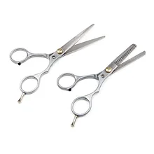Брендовые ножницы для стрижки волос прочные ножницы Парикмахерские Набор ножницы для волос из нержавеющей стали истончение ножницы аксессуары для маникюра