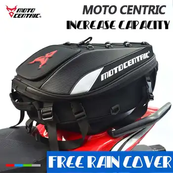 

MOTOCENTRIC Motorcycle Scooter Sport Luggage Rear Seat Rider Tail Bag Helmet Pack Bag Large Capacity Travel Luggage Waterproof