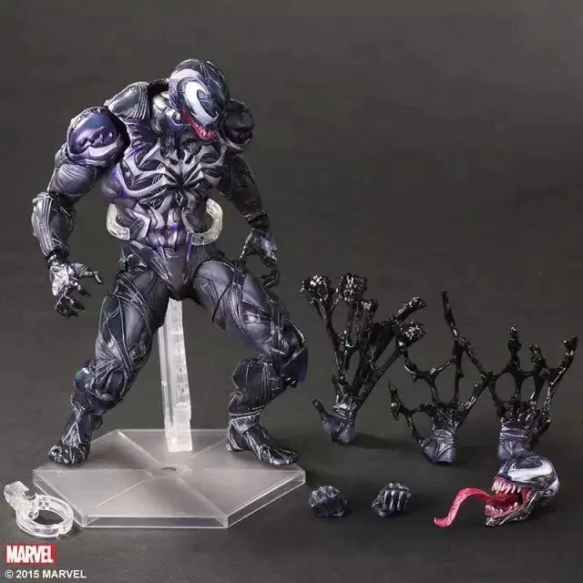 Marvel Red Venom Action Figure - The Avengers Spiderman BJD Joints Movable Toy Model image 6