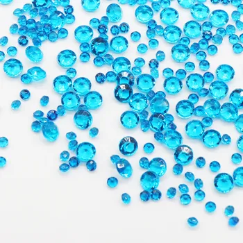 

2.5mm/4.5mm Diamond Confetti for Wedding Decoration Table Scatter Decor Clear Crystals Acrylic Centerpiece Party Supplies