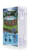 56725 Bestway 4 88 m x 1 22 Power Steel Swim Vista Frame Pool Set 16 &quotx 48&quot Рама Из Ротанга бассейн с морскими
