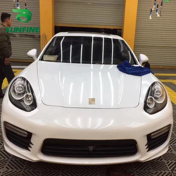 

Car Styling Wrap Gloss Shell white Car Vinyl film Body Sticker Car sticker With Air Free Bubble For Motorcycle Car Tuning Parts