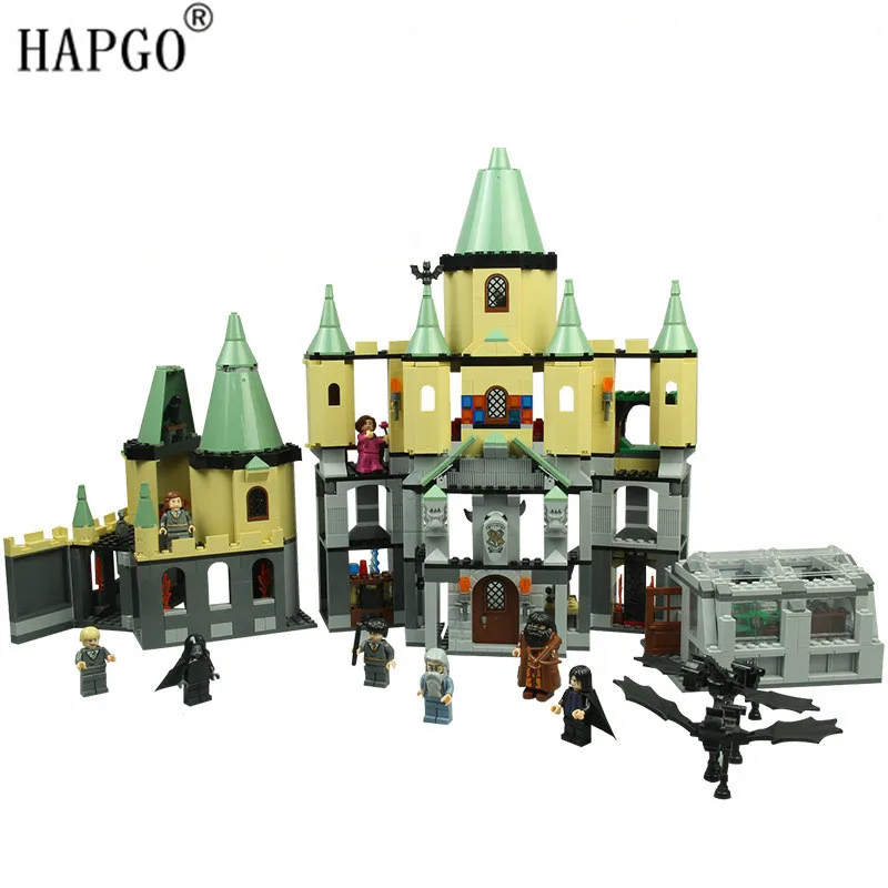 

1033pcs Harry Potter Serise Hogwarts Castle Buliding Blocks Compatible Legoingly Harry Potter 5378 Toys For Boys Christmas Gifts