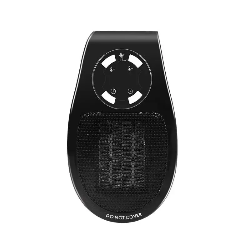 

500W Mini Electric Heater Portable Wall Mounted Fan Heater Radiator Stove Timer Handy Winter Warmer for Home Office
