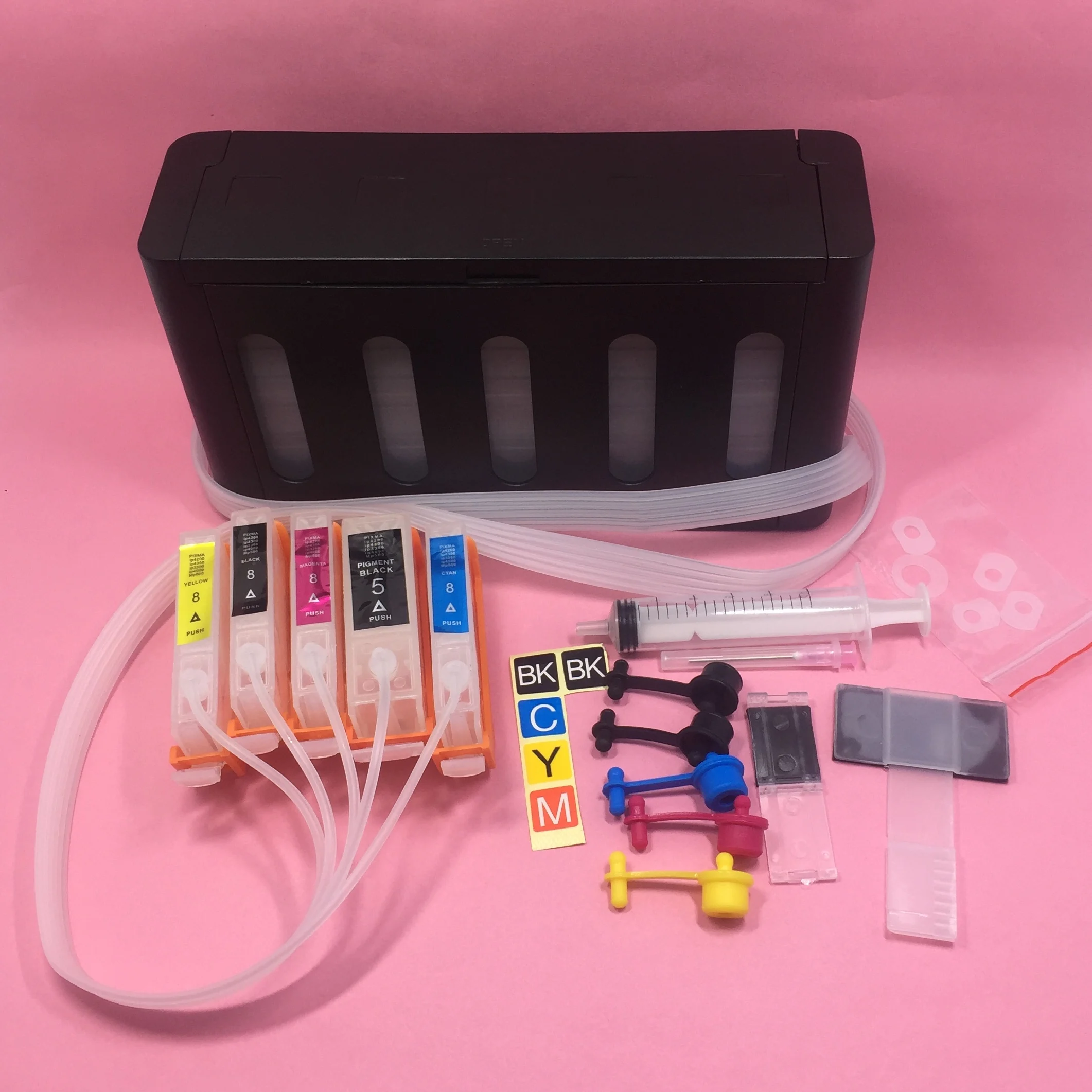 YOTAT كيبك PGI5 خرطوشة حبر PGI-5 CLI-8 لكانون Pixma iP4200 iP4300 iP4500 iP5200 MP500 MP530 MP600 MP610 طابعة