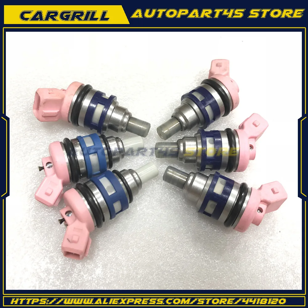 Топливные форсунки 6X 1660085E06 1660021V02 1660085E01 16600 21V02 для Nissan Maxima II (J30) 3 0 i Saloon 1988