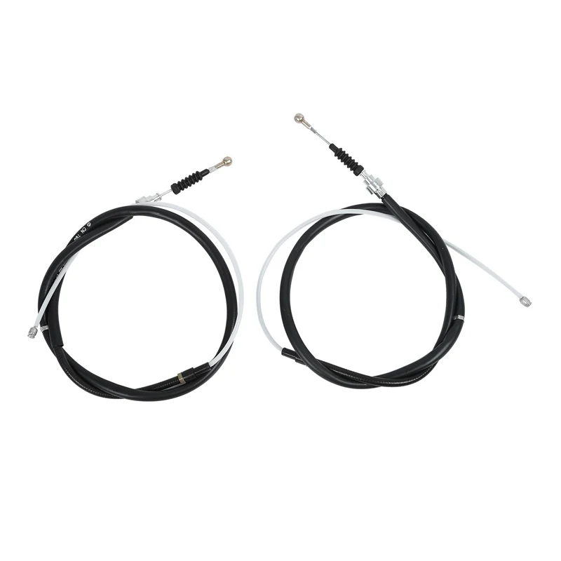 2x handbrake cable left + right rear Bora Golf 41J New Beetle 9in