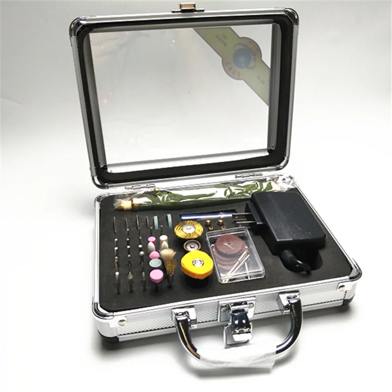 

80-in-1 multi-function mini electric drill kit rotating tool variable speed grinding machine polishing and polishing tool set