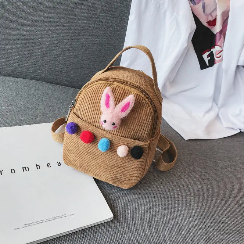 

Cartoon Bunny Pig School Bag For Girl Kindergarten Mini Schoolbag Cute Kids Easter Christmas Backpacks Children's Backpack