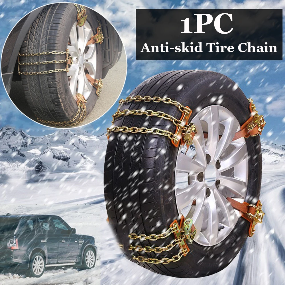 

Universal Snow Tire Chain Car SUV Wheel Tire Antiskid Slip Chains Winter Driving