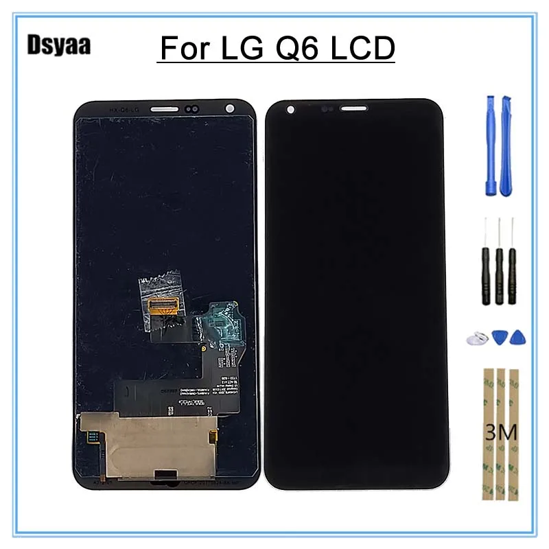 

LCD 5.5" for LG Q6 LCD Display with Touch Screen Digitizer Assembly Replacement for LG Q6 M700 M700A LCD