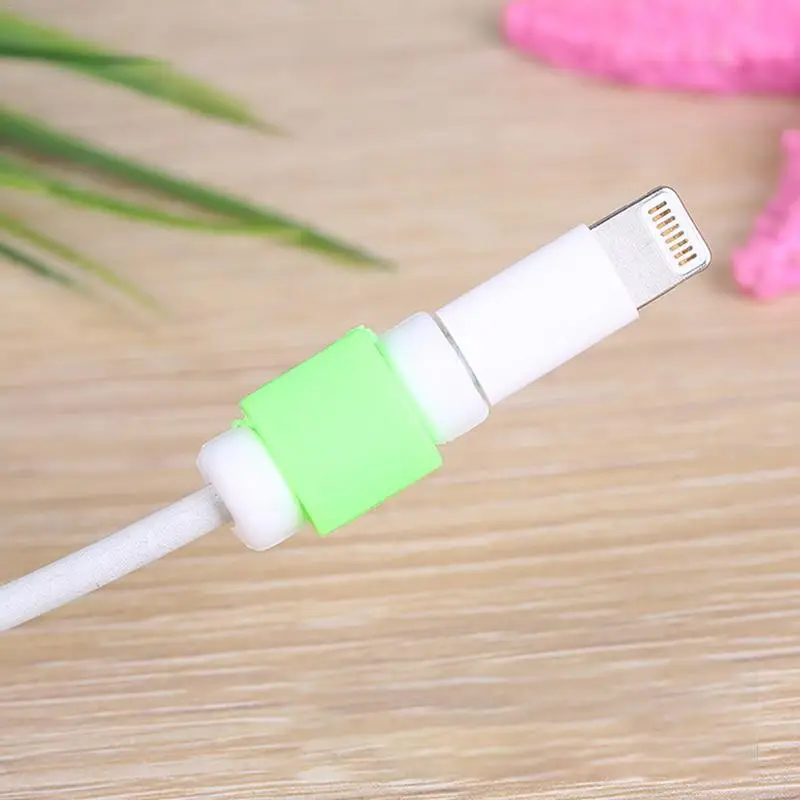 Простой мини кабель протектор зарядное устройство провода красочные USB для