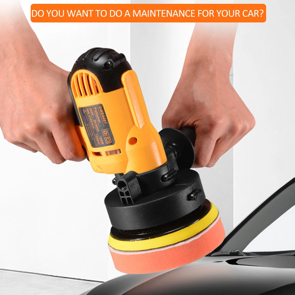 

KKmoon 700W 220V Adjustable Speed Car Waxing Polishing Sealing Glaze Machine Electric Polisher for Metal and Furniture