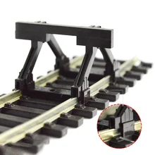 2 Pcs Trein Model Spoor Accessoires Ho 55280 Buffer Pomp Blok De Weg Weerstand Buffer 1:87