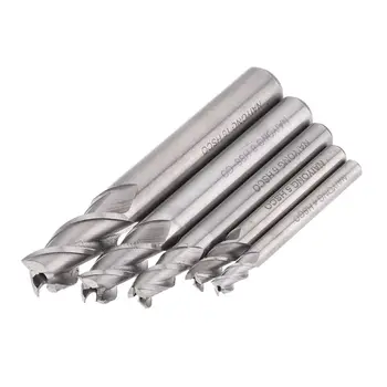 

4-10mm HSS-CO 3 Flutes Milling Cutter CNC Milling Tool for Steel Processing