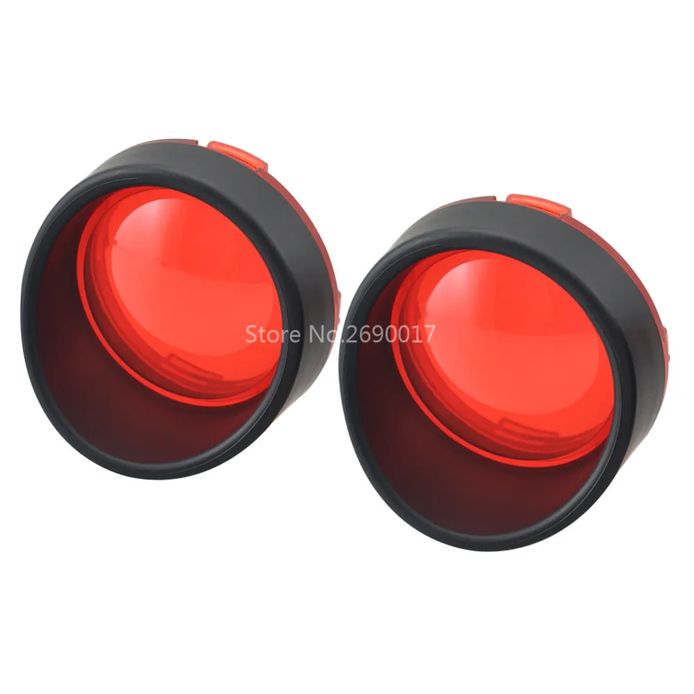 

Red Lens Turn Signal Black Visor Ring Kit Black Cover Fit For Harley Davidson XL883 XL1200 Dyna Softail Road King