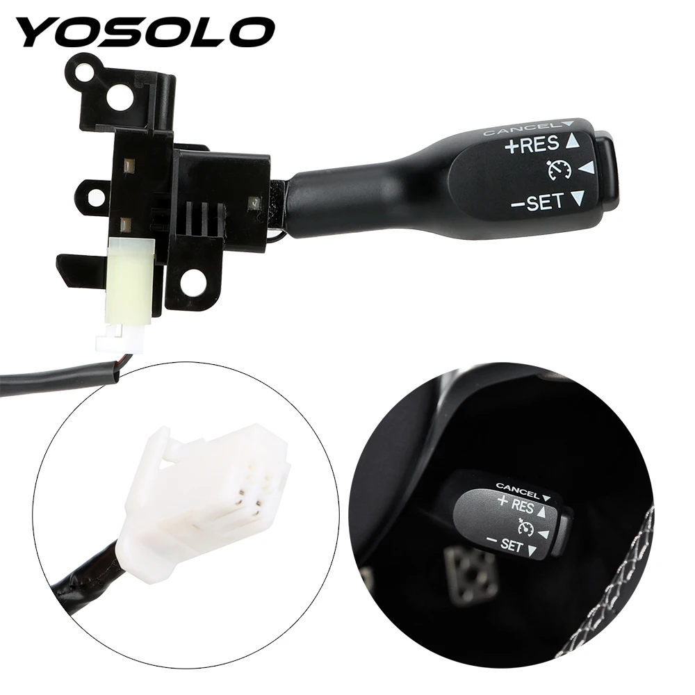 Interruptor de Control de crucero para coche YOSOLO 84632-34017 para Toyota Yaris Corolla Camry Crown piezas de repuesto para coche
