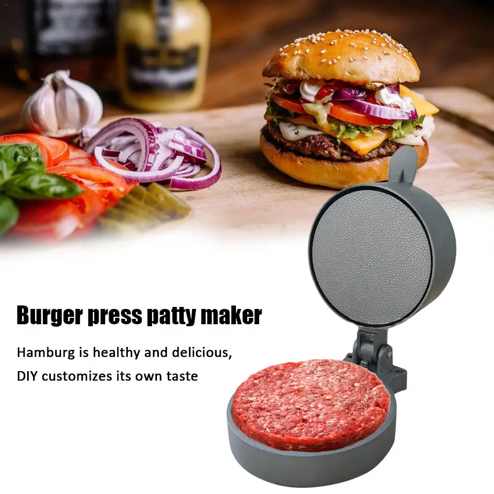 Регулируемая круглая форма гамбургер пресс алюминиевый сплав гамбургер мясо говядина гриль бургер ПРЕСС Патти производитель форма для кухни инструмент