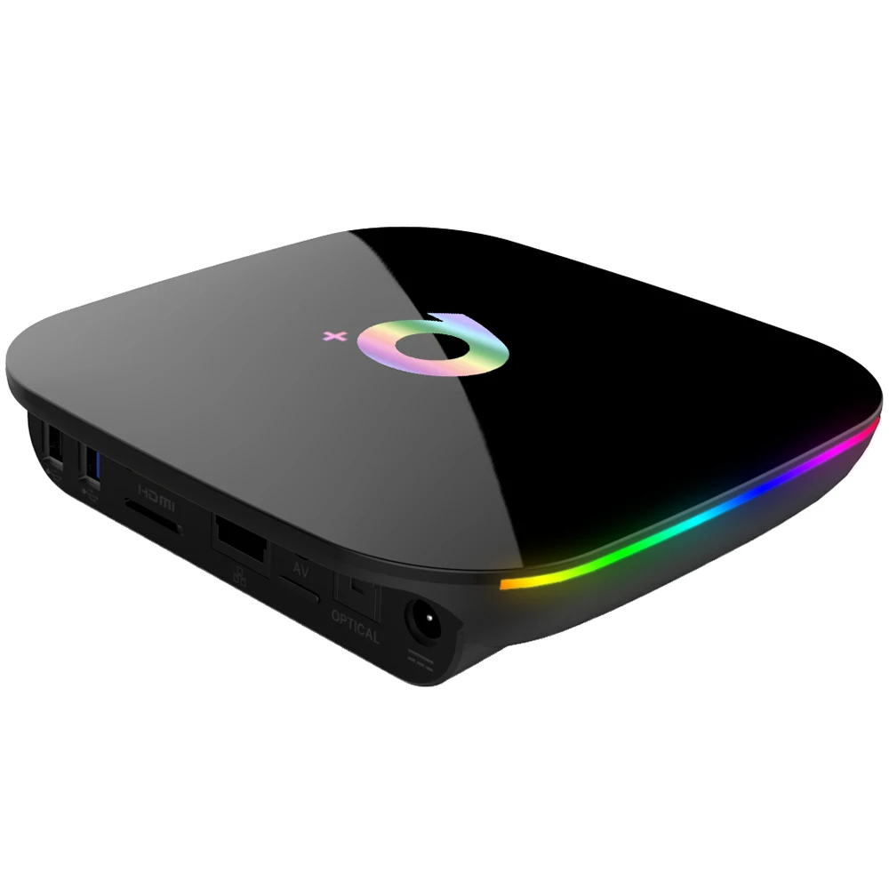 Q Plus Smart TV Box Android 8 1 Allwinner H6 телевизионная коробка с Bluetooth 4 Гб ОЗУ 32 ГБ/64 ПЗУ 64 бит
