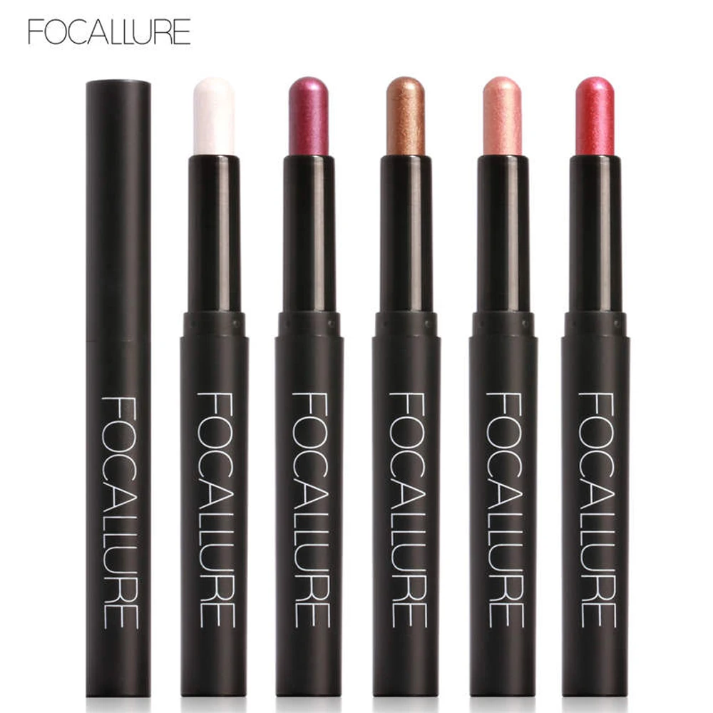 

FOCALLURE Portable Pearly Pencil Shadow Highlighter Fashion Waterproof Natural Shimmer Eye-Shadow Pen Makeup Cosmestic Tool 2g