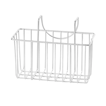 

1PC Durable Multi-purpose Stainless Steel Sink Storage Hanging Basket Sponge Drain Rack Kitchen Storage Holder Faucet Shelf