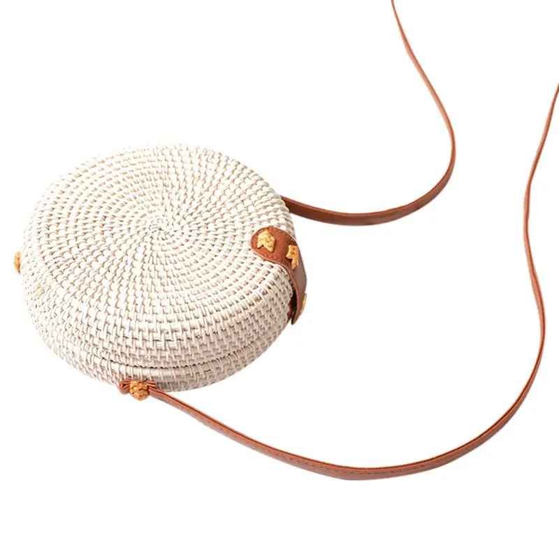 

Square Round Mulit Style Straw Bag Handbags Women Summer Rattan Bag Handmade Woven Beach Circle Bohemia Handbag New Fashion