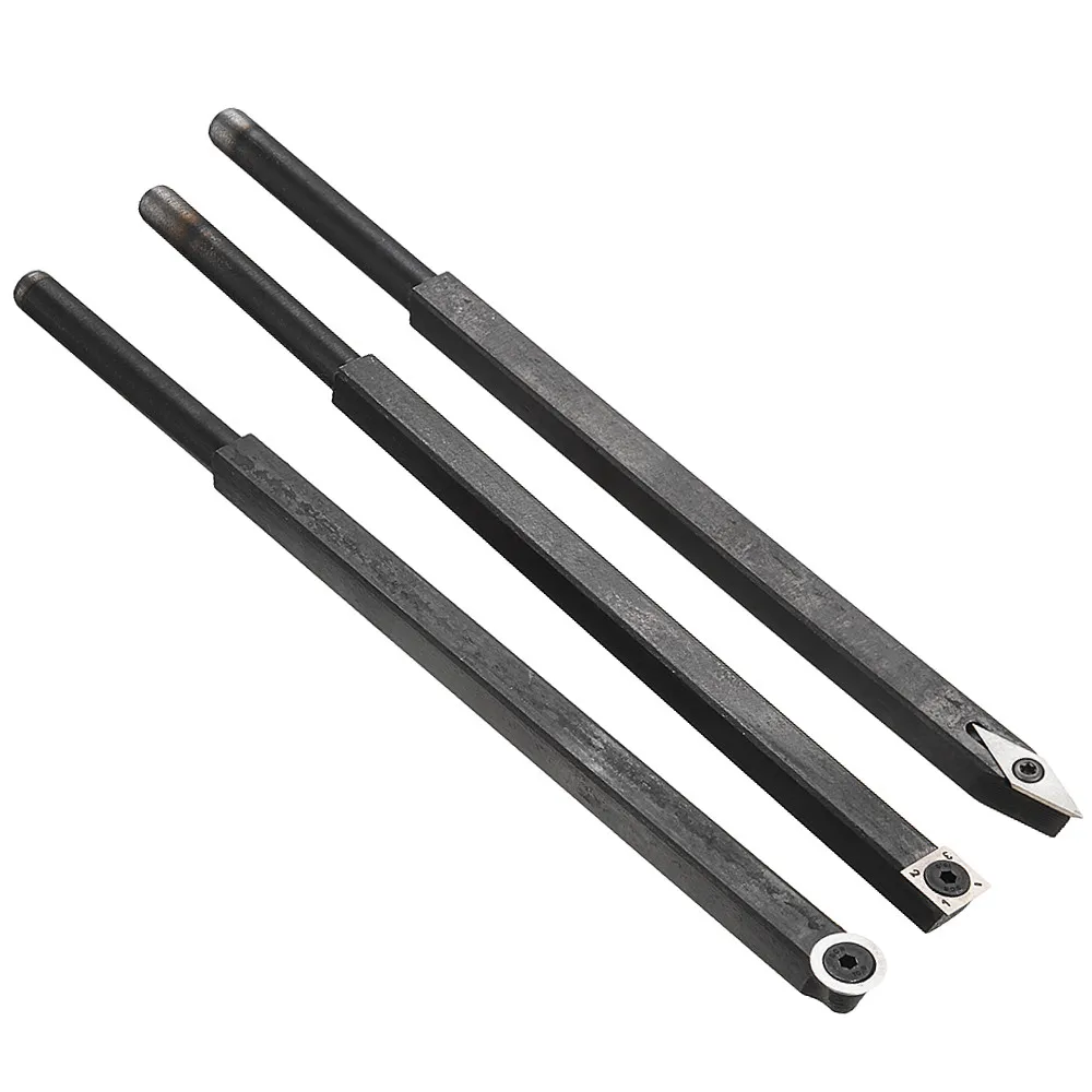 

Square/Diamond/Round Wood Turning Tool With Carbide Inserts DIY Wood Rotary Cutter Woodworking Tool
