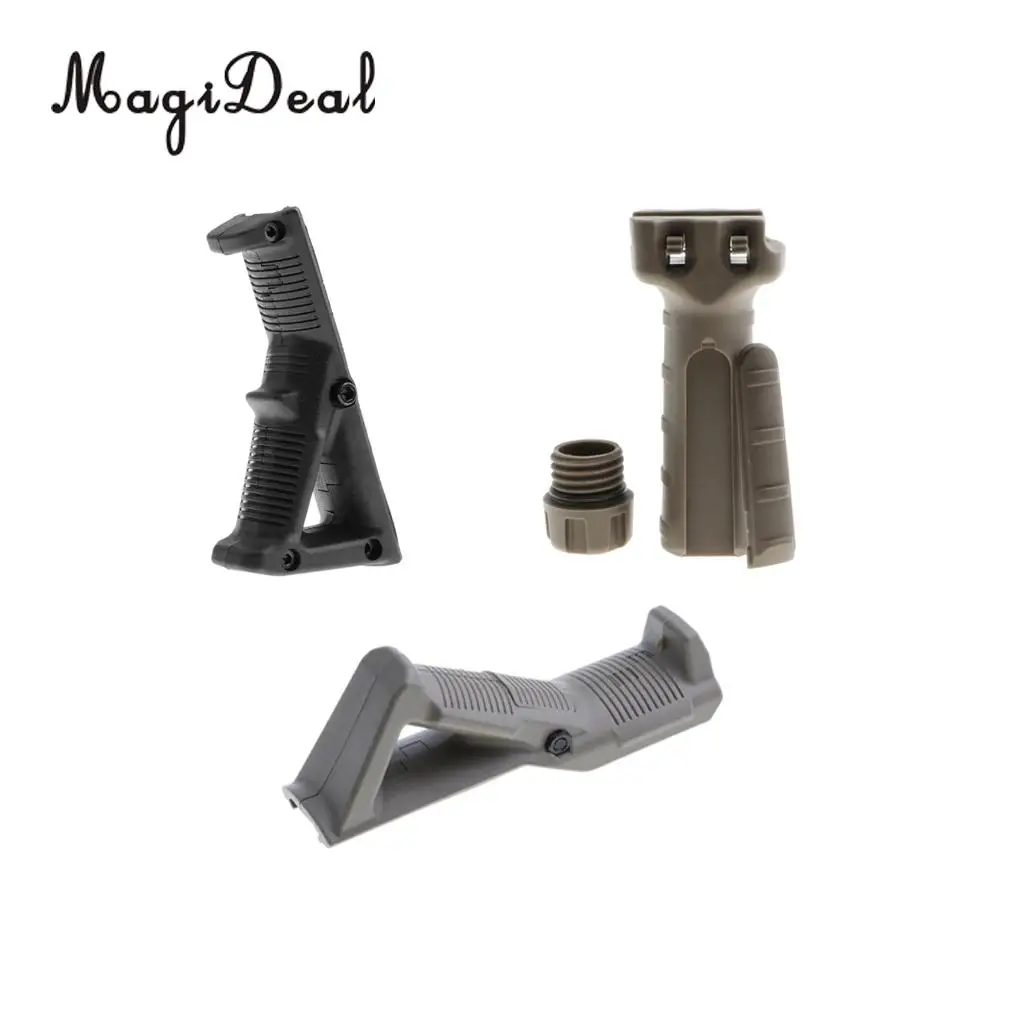 

MagiDeal Black /Tan Tactical Vertical Forward Foregrip for Picatinny Front Rail - AFG1 / AFG2 / Long TD