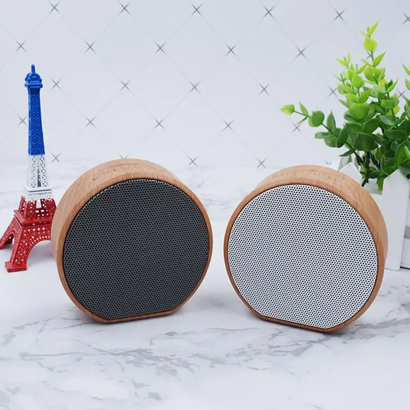 

Retro Wood Bluetooth Speaker Portable Wireless Car Outdoor Mini Computer Bluetooth Speaker Fidelity Music Speaker