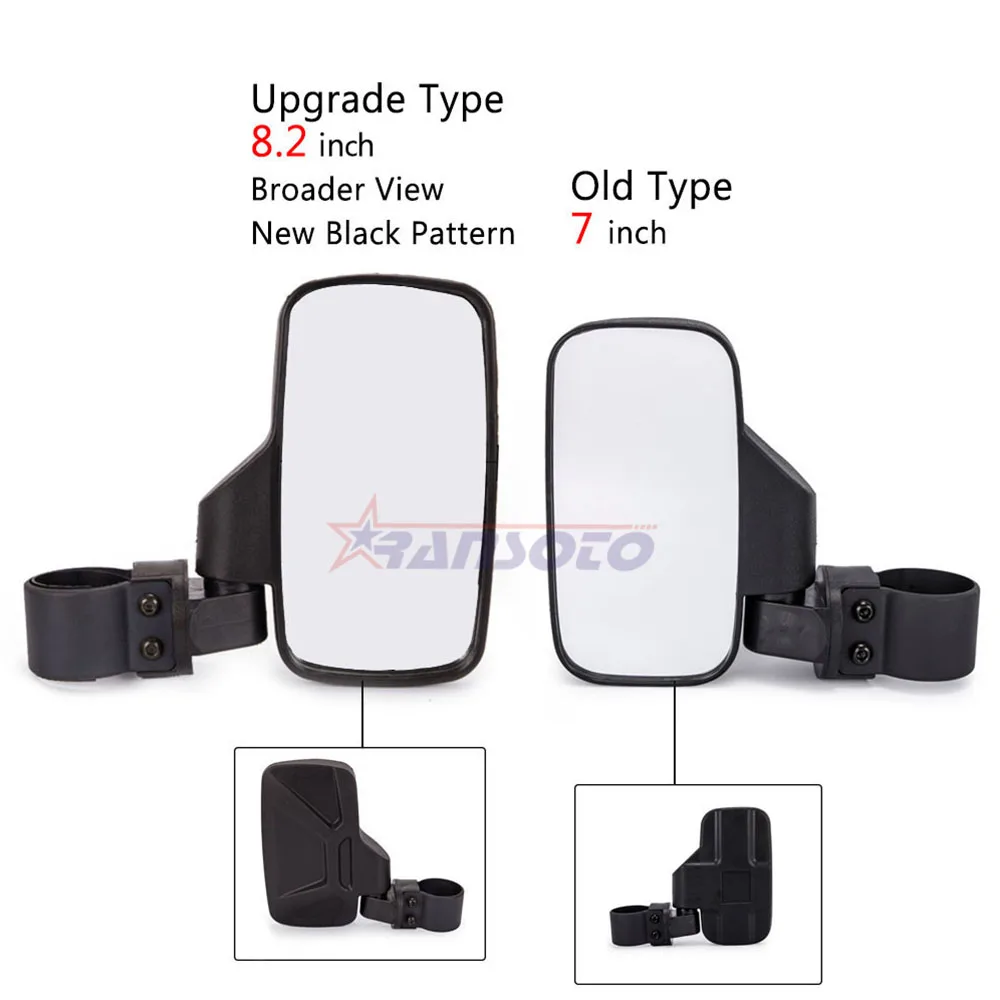 RANSOTO UTV и ATV 2 шт боковое зеркало заднего вида 1 75 &quot2&quot рулонная клетка для Polaris RZR