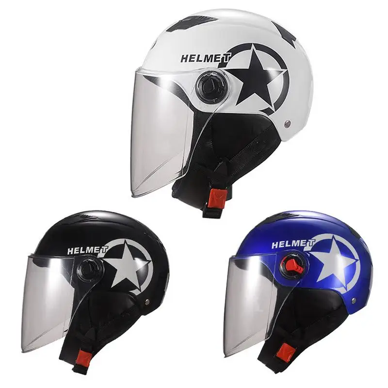 Универсальный мотоциклетный шлем батарея автомобиля Теплый Полный Чехол ударопрочный ABS пластик защитный шлем объектив имеет анти-туман