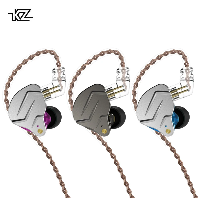 KZ ZSN Pro металлические наушники 1BA + 1DD гибридные технологии HIFI басовые вкладыши
