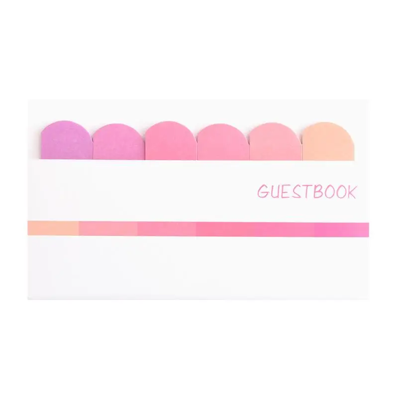 

Gradient Color Sticky Note Self Adhesive Index Label Office School Post-it For Message Notes Book Tag
