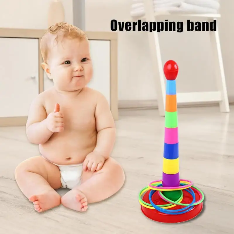 New  Plastic Creative Overlapping Loop Toy Large Size Parent-Child Toys Sports Parent-Child Interactive 