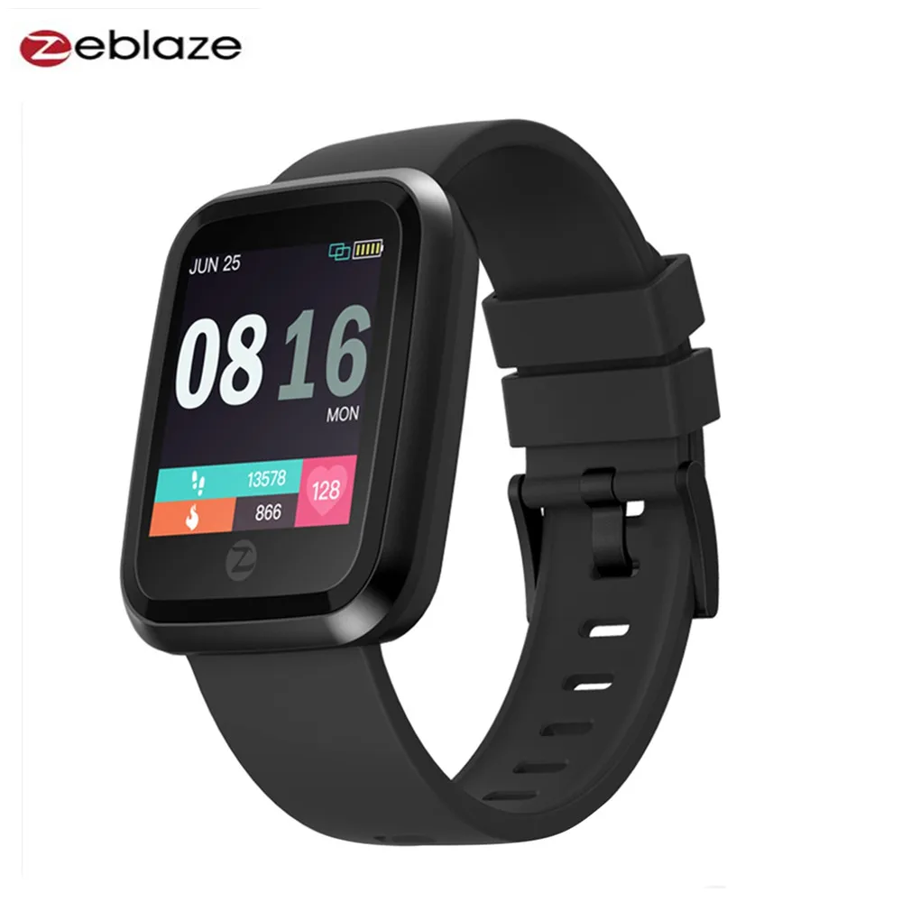 

Zeblaze Crystal 2 Smartwatch IP67 Waterproof Wearable Device Heart Rate Monitor 2.5D Color Screen Smart Bracelet for Android iOS