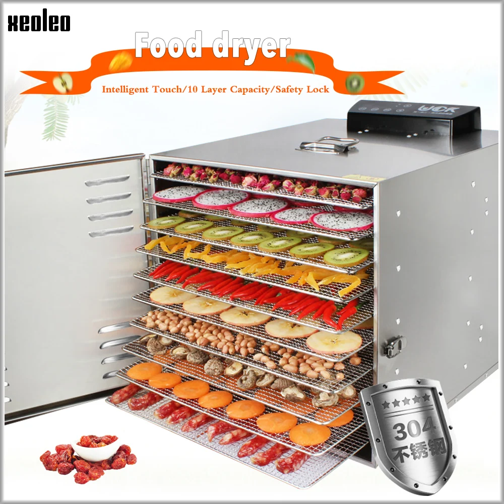 XEOLEO Fruit dryer 10 layers Fruit dry machine Food Air dryer Electric