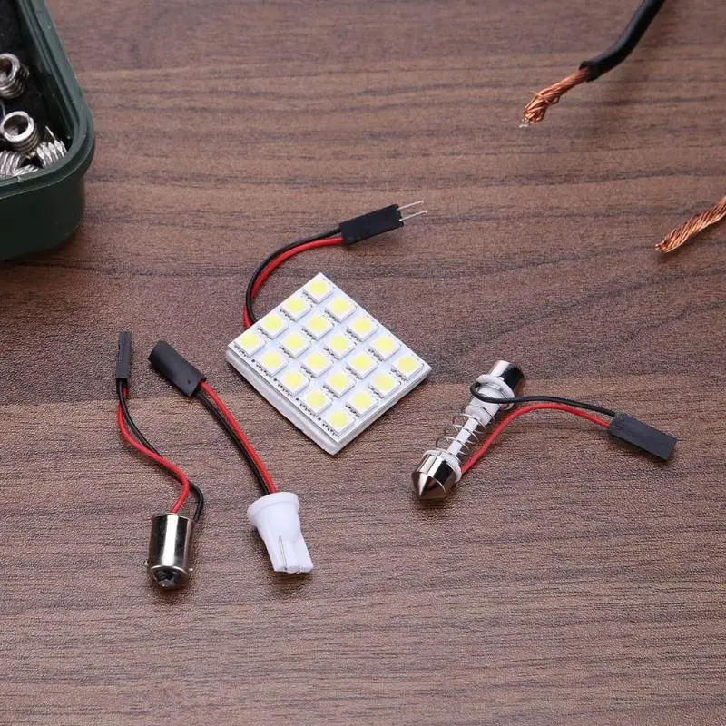Высококачественные белые светодиодные автомобильные панели T10 COB 12SMD 20SMD лампы