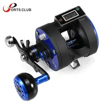 Lixada леска счетчик Рыболовная катушка 17+ 1 BB GT 5,6: 1 Троллинг влево/вправо односторонняя муфта baitcasing катушка с цифровым дисплеем