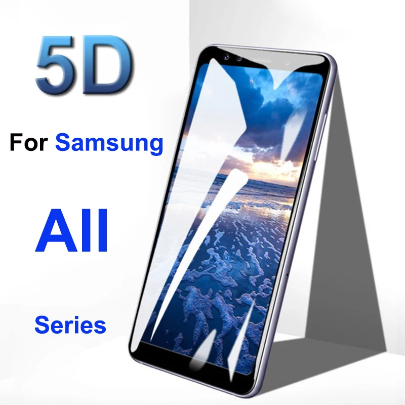 Защитное стекло 5d для Samsung Galaxy J8 2018 закаленное A8 стеклянная пленка экрана J4 J6 A6 Plus