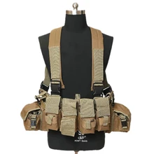 Высокое качество мульти-функциональные тактические Грудь Рог поясной ремень для отдыха на природе Пейнтбол страйкбол охотничий жилет военный моллюск