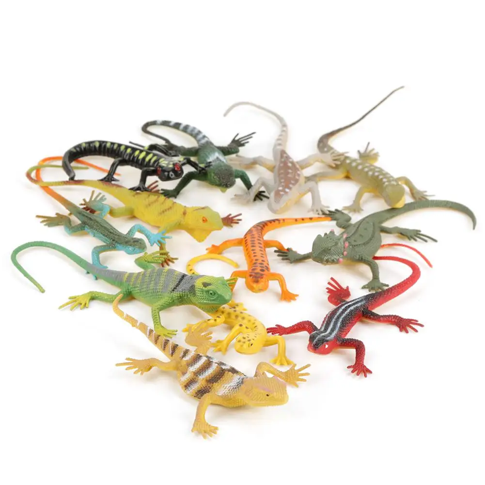

12Pcs/set Colorful Simulated Lizard Models 24Pcs/set Colorful Sea Animal Toy Set Kids Children Animal Toys Teaching Props Tools