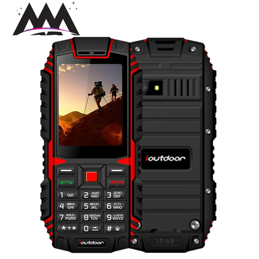 

Ioutdoor T1 Russian keyboard IP68 Waterproof shockproof mobile phone wireless FM outdoor cell phones Dual sim 2100mAh Telephones